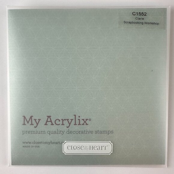 Close To My Heart My Acrylix Claire Stamps C1552 - Picture 2 of 2